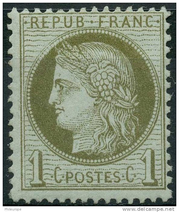 France (1872) N 50 * (charniere) - 1871-1875 Cérès