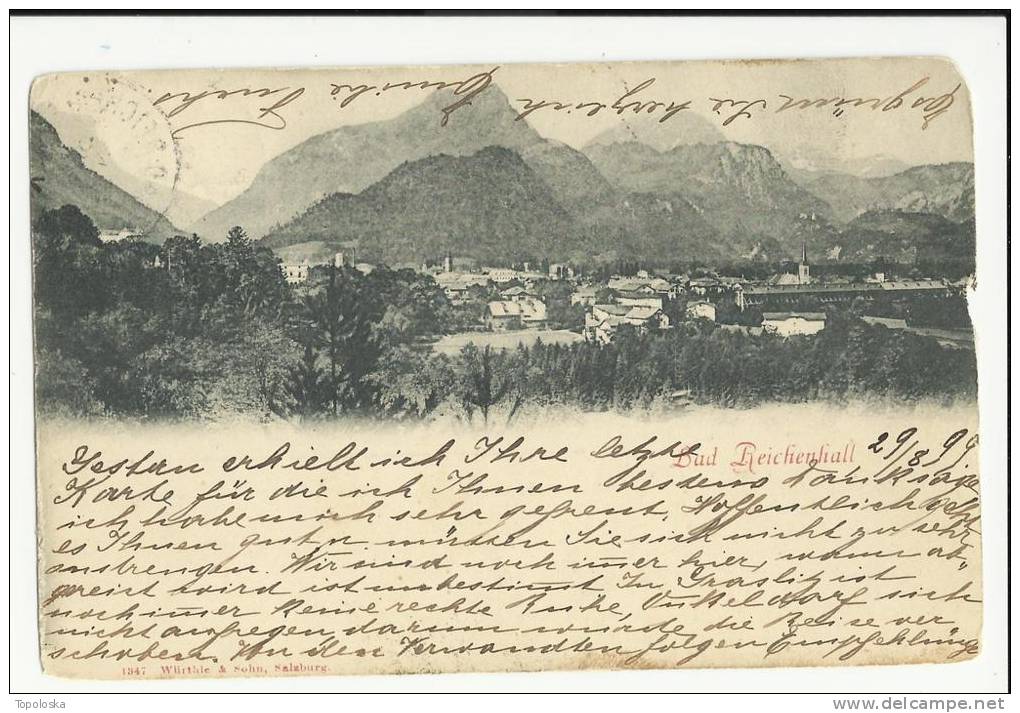 GERMANIA - BAD REICHENHALL 1899 - Bad Reichenhall