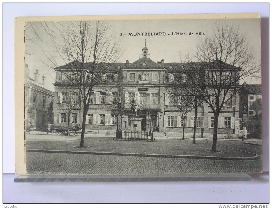 MONTBELIARD (25) - L'HOTEL DE VILLE - 1914 - Montbéliard