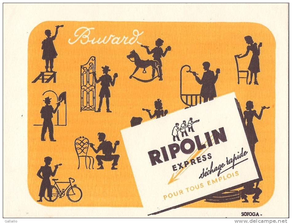 BUVARD  RIPOLIN EXPRESS SECHAGE RAPIDE POUR TOUS EMPLOIS - Farben & Lacke