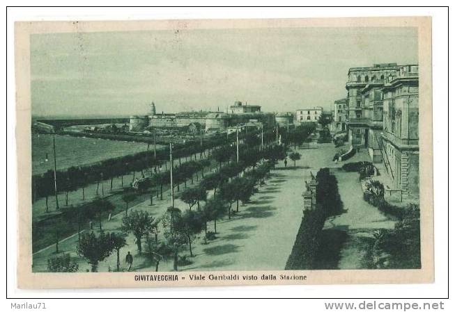 3285 LAZIO CIVITAVECCHIA VIAGGIATA 1923 MANCA FRANCOBOLLO - Civitavecchia