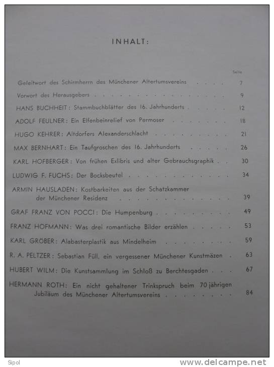 Alte Kunstschatze Aus Bayern - Hubert Wilm 1934 Mit 66 Abbildungen  Verlag Dr Karl Höhn Ulm.Donau - Art