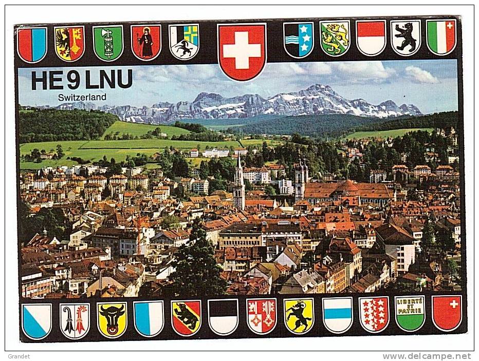 CARTE RADIO QSL - SUISSE - SAINT GALL - 1982. - Amateurfunk