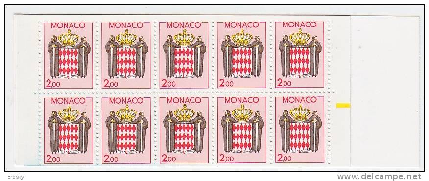 E881 - MONACO Yv N°1623 ** CARNET - Markenheftchen