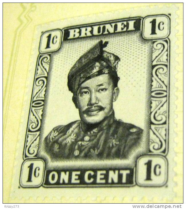 Brunei 1952 Sultan Omar Ali Saifuddin 1c - Mint - Brunei (...-1984)