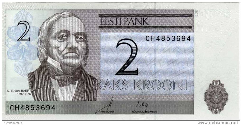 Estonie Estonia : 2 Krooni 2006 UNC - Estonie