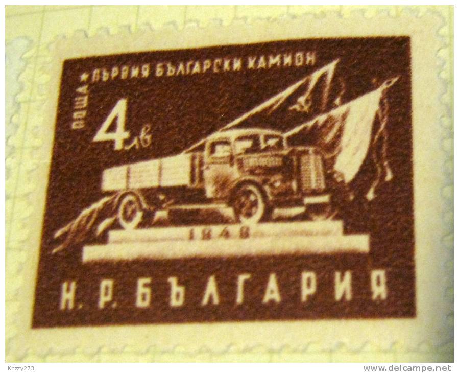 Bulgaria 1951 Truck 4l - Mint - Oblitérés