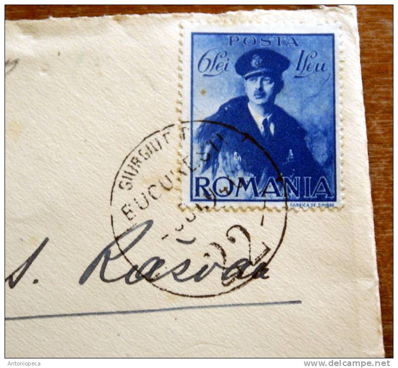 ROMANIA 1940 LETTRE OBLITERE' - Marcophilie