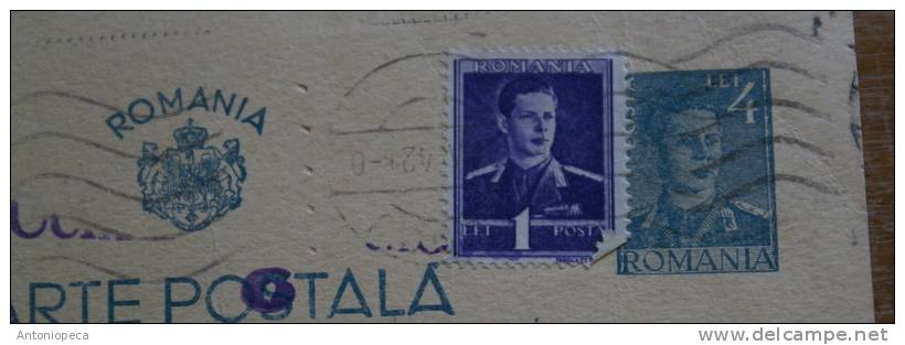ROMANIA 1942 CARTE POSTALE - Marcofilia