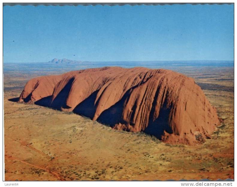 (678) Australia - Aerial View Of Ayers Rock And The Olgas - Uluru & The Olgas