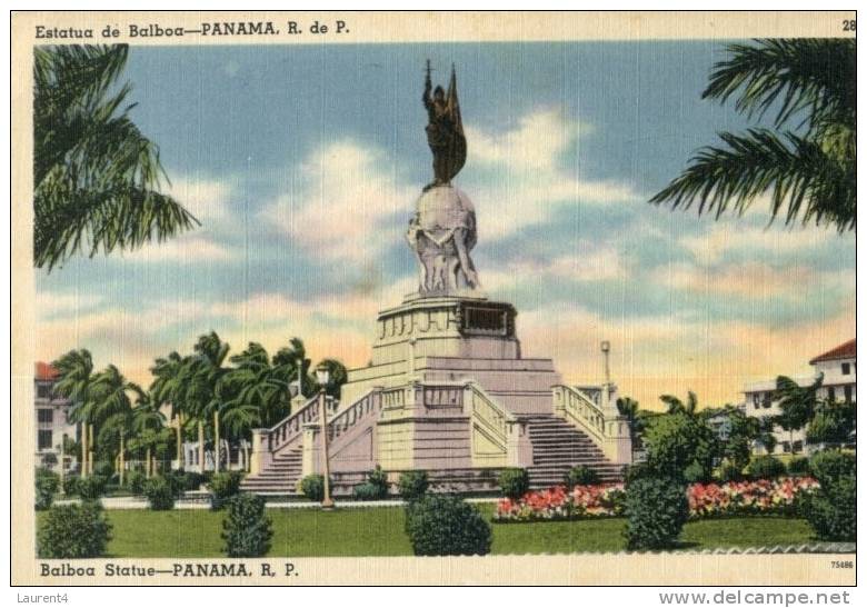 (678) Panama - Panama Balboa Statue - Panama