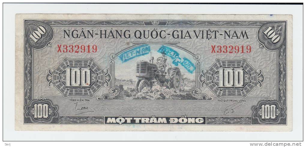 SOUTH VIETNAM 100 DONG 1955 VF+ P 8A 8 A - Vietnam