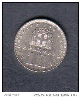 GREECE    10 DRACHMAS  1959  (KM # 84) - Greece