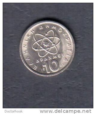 GREECE    10 DRACHMAS  1982  (KM # 132) - Greece