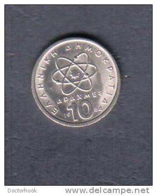 GREECE    10 DRACHMAS  1984  (KM # 132) - Griechenland