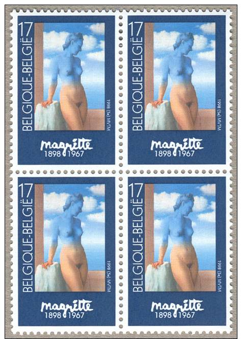 Bloc De 4 Timbres 1998 N° 2745 - René Magritte, La Magie Noire - Ongebruikt