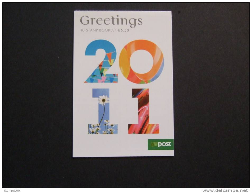 IRELAND  2011  GREETINGS   SELF AD  BOOKLET   MNH **       (041107-560) - Booklets