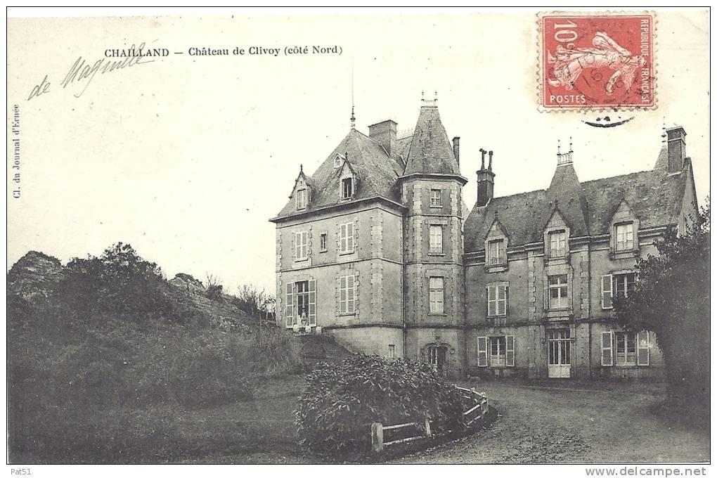 53 - Chailland : Château De Clivoy - Côté Nord - Chailland