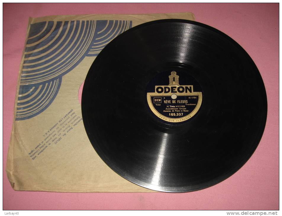 78 Tours Emile Vacher Sphinx - Reve De Fleurs - 78 Rpm - Schellackplatten