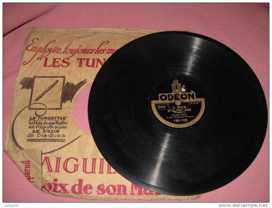 78 Tours Dajos Bela La Forge De La Foret - Le Moulin De La Foret Noire - 78 T - Discos Para Fonógrafos