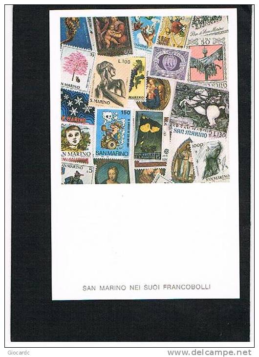 SAN MARINO - STORIA POSTALE - SAN MARINO NEI SUOI FRANCOBOLLI: ANNULLO  XXXVI BOPHILEX BOLOGNA 9.11.1991 -  RIF. 519 - Covers & Documents