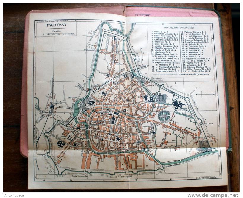 PADOVA GUIDA TURISTICA DEL 1900 - Turismo, Viaggi