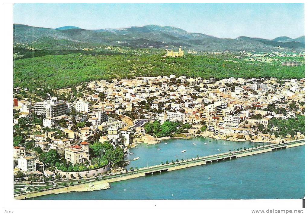 Mallorca ((Baleares) Espana Palma - Vista Aerea Del Corb Mari Al Fondo, El Castillo De Beliver Spian - Mallorca