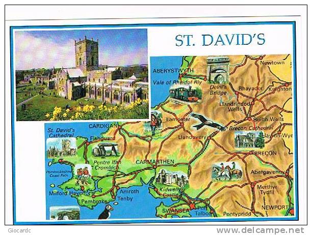 GRAN BRETAGNA (UNITED KINGDOM)  - WALES: ST. DAVID'S PEMBROKESHIRE (CATHEDRAL)    -  NUOVA  RIF. 527 - Pembrokeshire