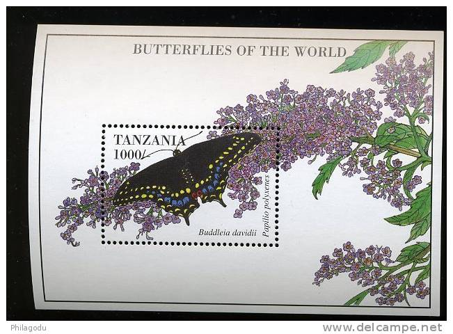 Tanzania  Bloc 233 **  Papillon - Mariposas