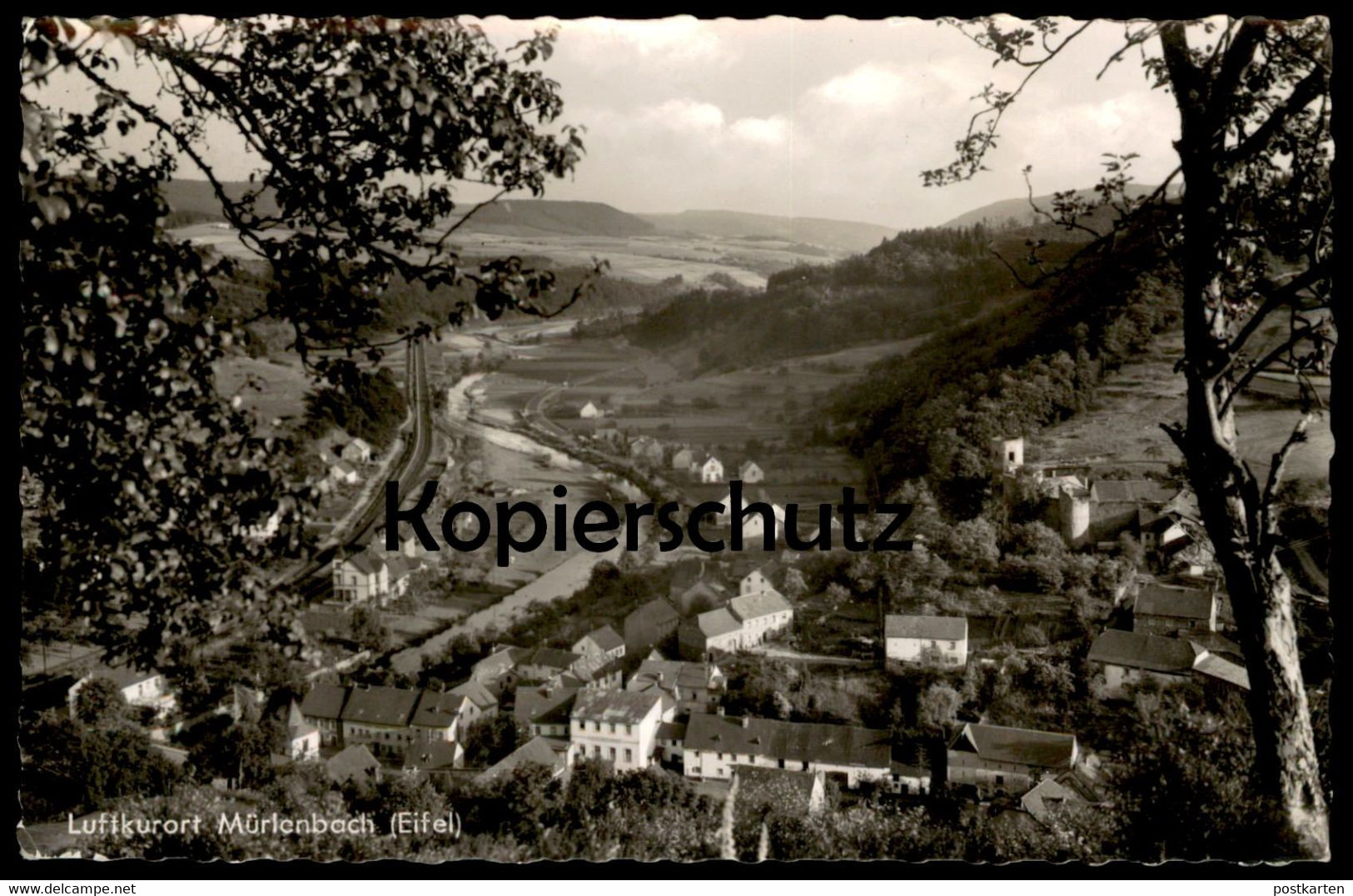 ÄLTERE POSTKARTE MÜRLENBACH EIFEL GEROLSTEIN Bahnstrecke Stellwerk Bahnhof Eisenbahn Railway Chemin De Fer Postcard - Gerolstein