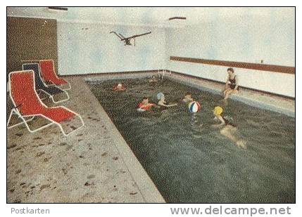 ÄLTERE POSTKARTE SAALHAUSEN HAUS HILMEKE AMT KIRCHHUNDEM Lennestadt Schwimmbad Piscine Swimming Pool Cpa Postcard AK - Lennestadt