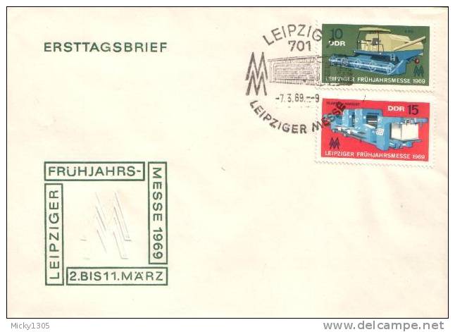 DDR / GDR - Mi-Nr 1448/1449 Sonderstempel / Special Cancellation (Q617)- - Briefe U. Dokumente