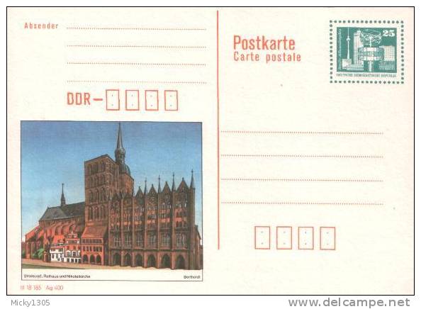 DDR / GDR - Postkarte Ungebraucht / Postcard Mint (Q621) - Postcards - Mint