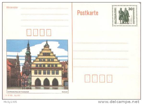 DDR / GDR - Postkarte Ungebraucht / Postcard Mint (Q622) - Cartes Postales - Neuves