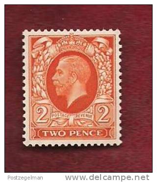 UK 1934 Mint Hinged Stamp(s)  George V Nr.  178 2d Orange - Ongebruikt