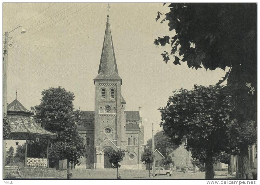 HALEN -  ZELEM  :  St. Lambertuskerk     ( GROOT FORMAAT   15 X  10.5 Cm ) - Halen