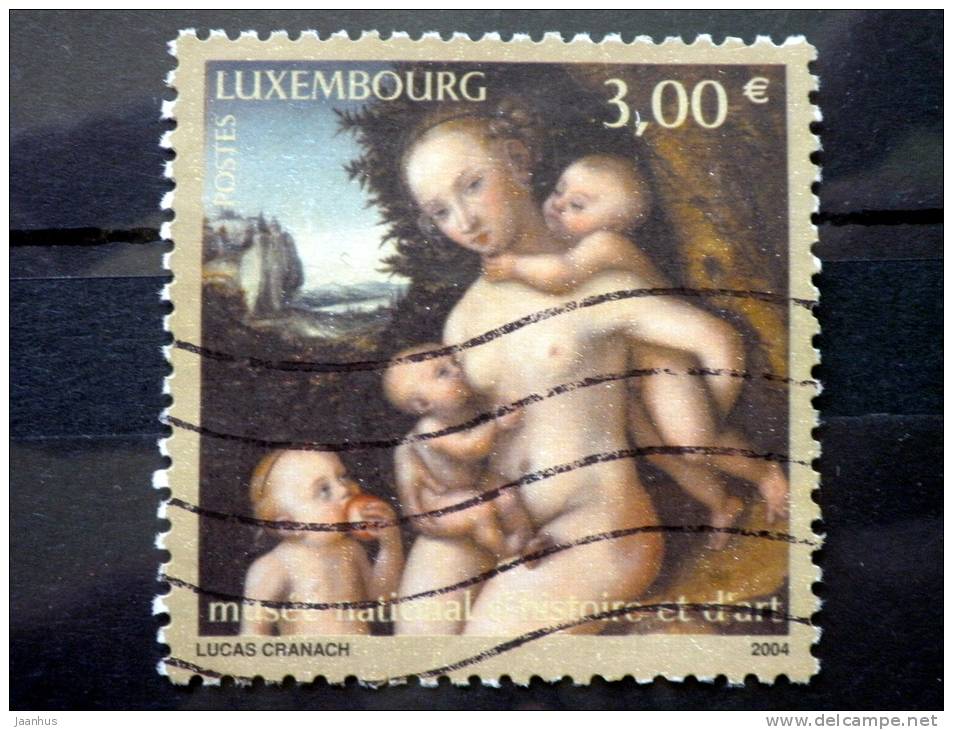 Luxembourg - 2004 - Mi.nr.1648 - Used - National Museum Of History And Art - Caritas; Painting By Lucas Cranach - - Gebruikt