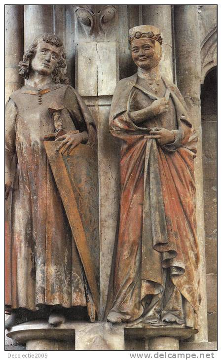 ZS33827 Statuen Des Markrafen Hermann Naumburg Dom  Not Used Good Shape - Naumburg (Saale)