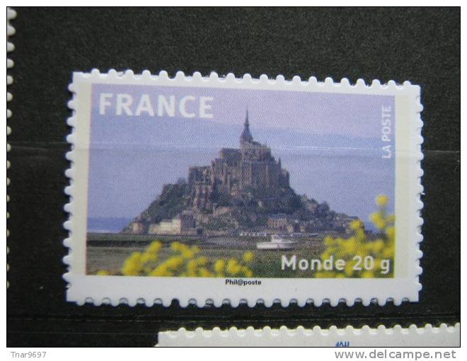 2009-334a+399a ** Autoadhésifs Mont Saint-Michel Autocollant Issu De Feuille Neuf Lot 120527 049 - Other & Unclassified