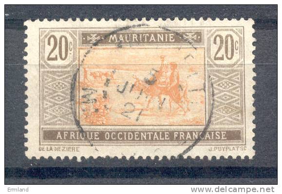 Mauretanien Mauritanie 1913 - Michel Nr. 23 O - Oblitérés