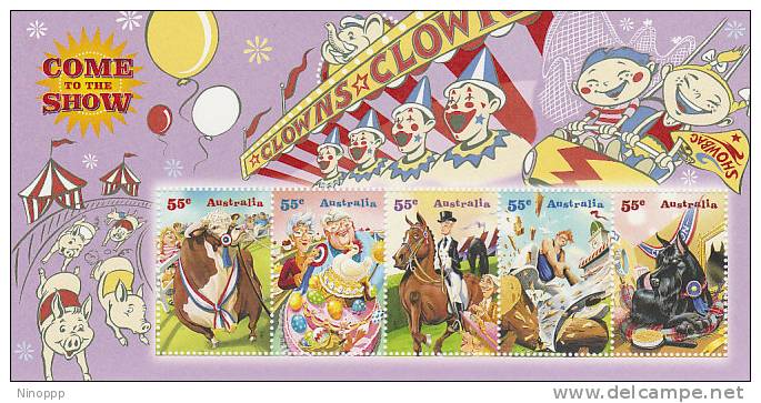 Australia.....:     2010 Come To The Show   Souvenir Sheet - Sheets, Plate Blocks &  Multiples