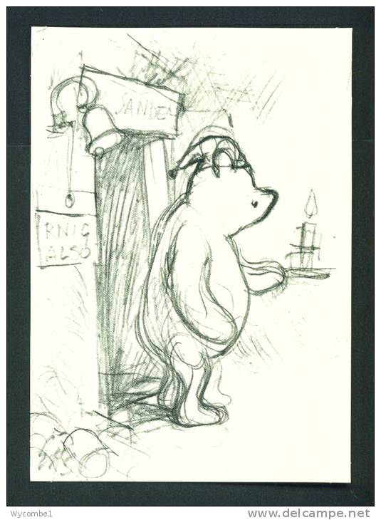 UK  -  Disney/Winnie The Pooh Illustration/Unused Postcard As Scans - Other & Unclassified