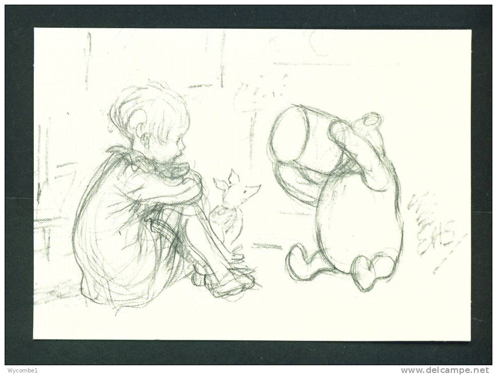 UK  -  Disney/Winnie The Pooh Illustration/Unused Postcard As Scans - Other & Unclassified