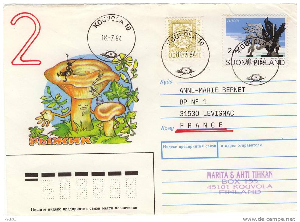 Lettre De Kouvola 1994 - Covers & Documents