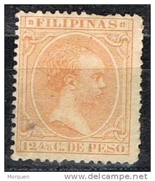 Lote 5 Sellos FILIPINAS Colonia Española , Num 80, 93, 100, 108, 123 * - Filippine