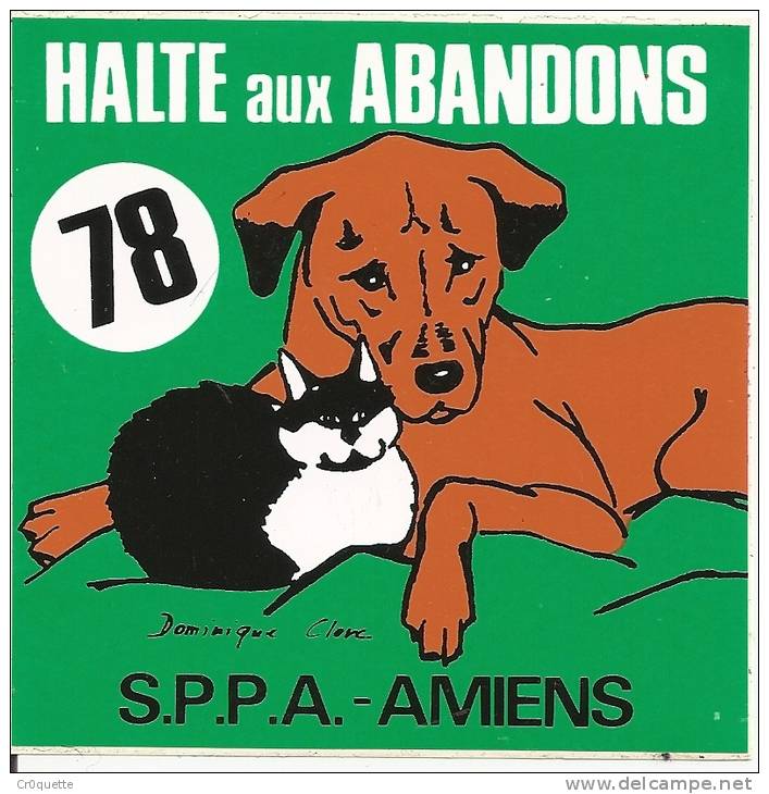 SPA AMIENS / HALTE AUX ABANDONS - Stickers