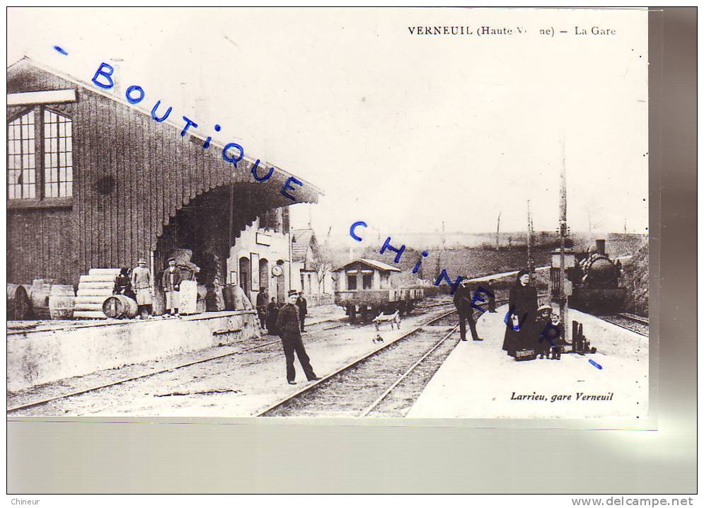 VERNEUIL LA GARE ARRIVEE DU TRAIN - Non Classificati