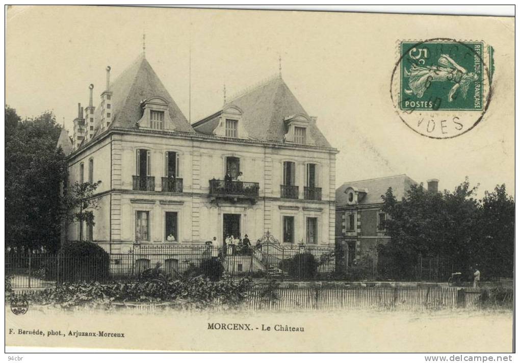 CPA (40 ) MORCENX  Le Chateau - Morcenx