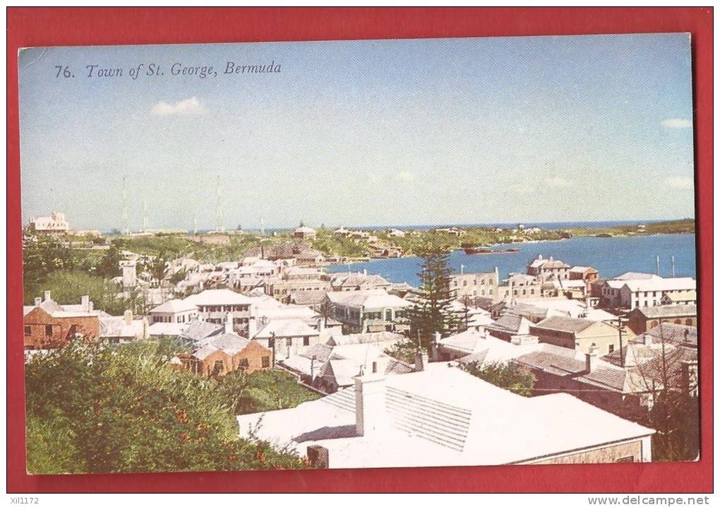 P1057 Bermuda Bermudes Somers Islands, Town Of St. George . Non Circulé. Gorham - Bermuda