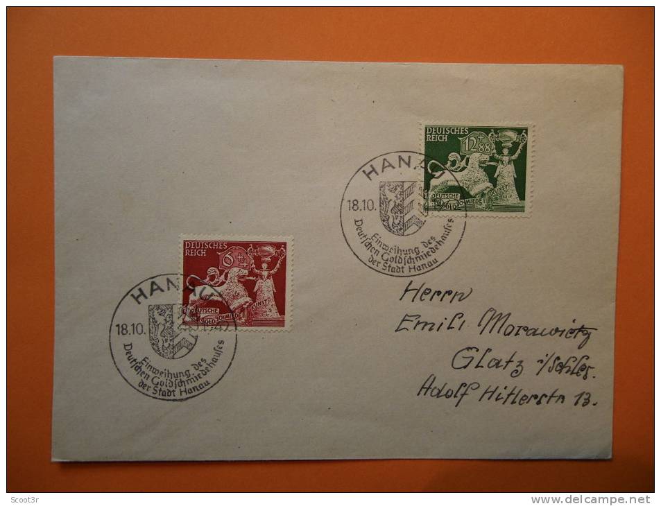 1942 Mi.nr. 816/817 Auf Brief Mit Sonderstempel (voir Scan ) - Briefe U. Dokumente